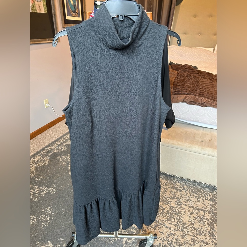 Maeve from Anthropologie Sleeveless Turtleneck LBD